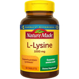 Nature Made L Lysine 1000mg Tablets 60ct