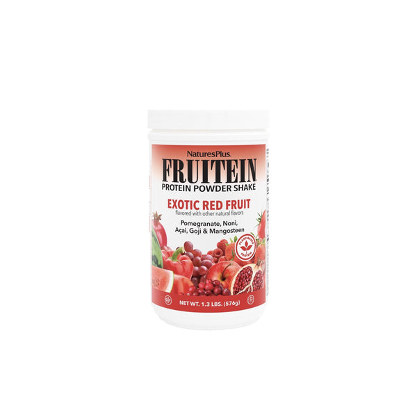 Nature's Plus Frutein Exotic Red Plant Based Protein Shake 1.35lb