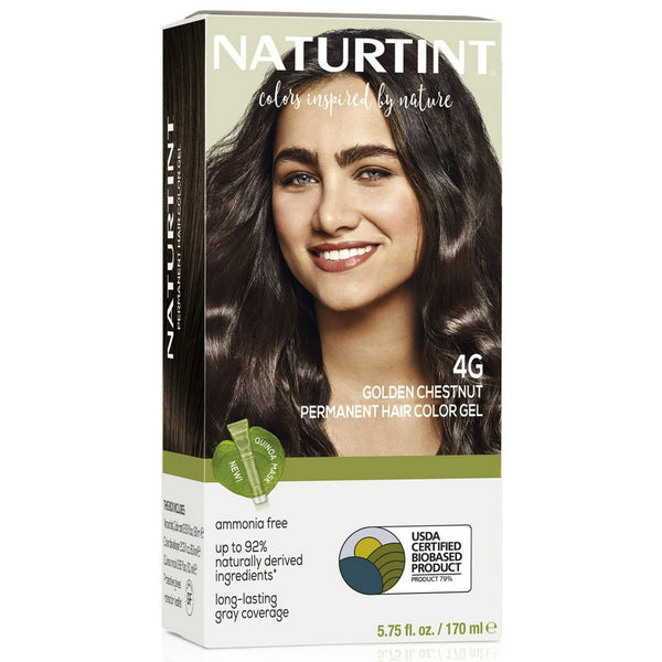 Naturtint Permanent Hair Color Golden Chesnut 4G 5.4oz