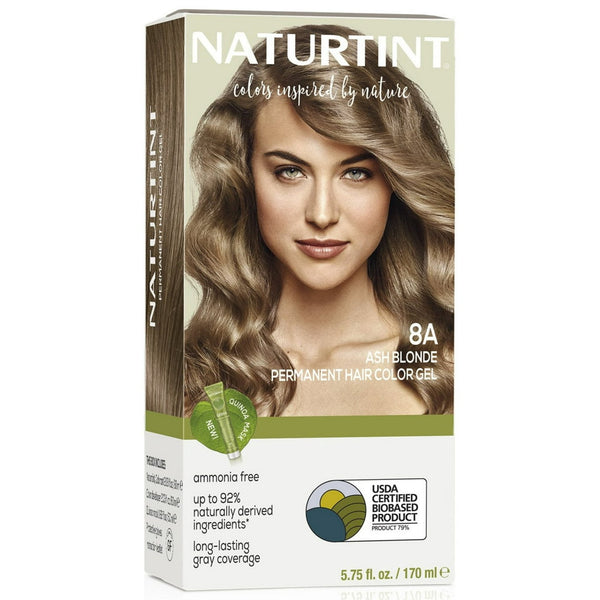 Naturtint Permanent Hair Color 8A Ash Blonde 5.4oz