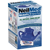 Neilmed Nasalflo Neti Pot 8oz With 50 Prepared Packs