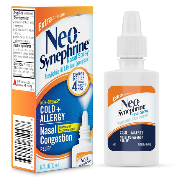 Neo Synephrine Cold+A Nasal Spray  0.5oz