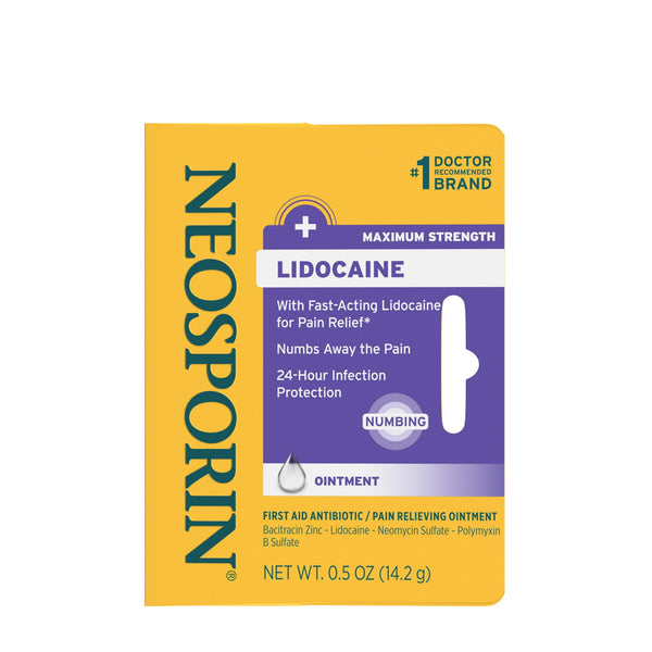 Neosporin Lidocaine Ointment 0.5oz