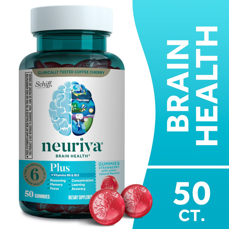 Schiff Neuriva Brain Health Plus Gommies 50CT