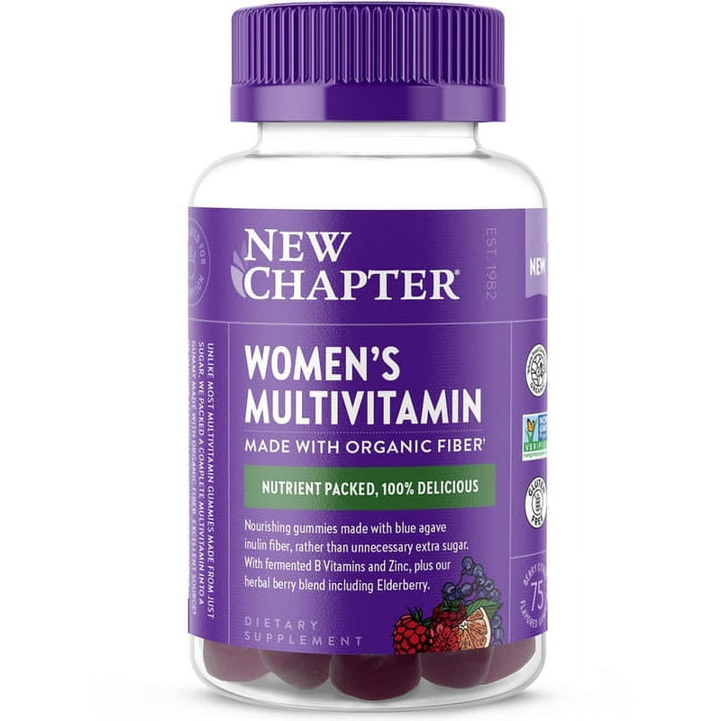 New Chapter Women's Multivitamins Berry Citrus Gummies 75ct