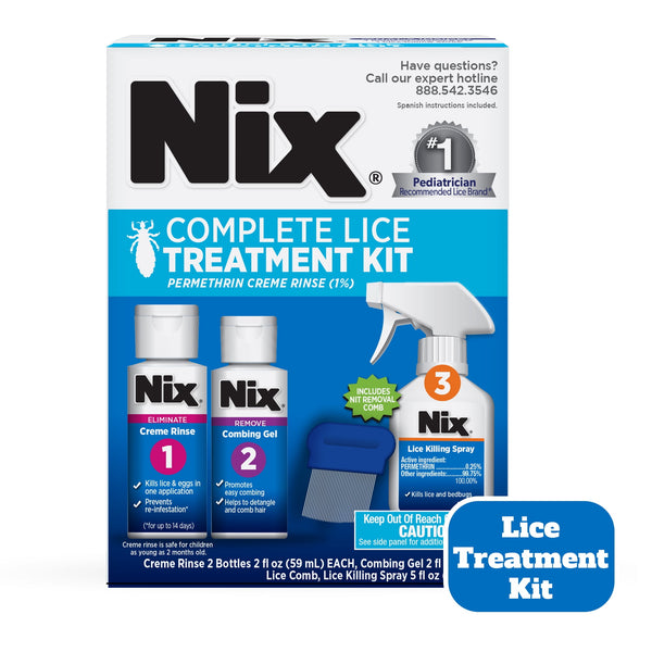 Nix Complete Lice Treatment Lice Kit + Spray