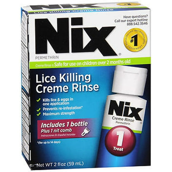 Tratamiento de piojos de nix con peine 2oz
