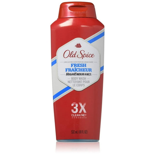 Old Spice High Endurance Body Laving Fraicheur 18oz