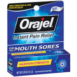 Orajel 3X Medicated All Mouth Sores 0.18oz