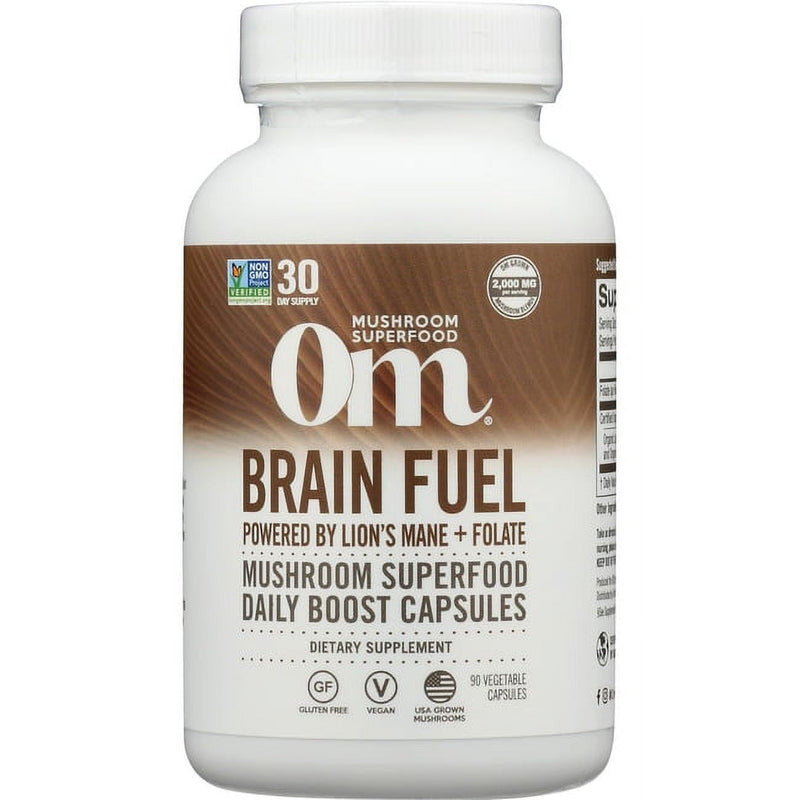 Om Mushroom Brain Fuel Capsules 90ct