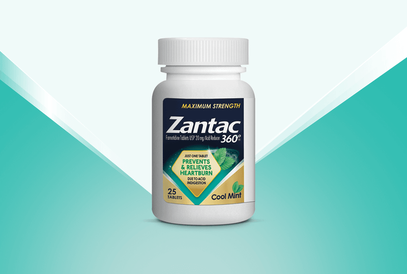 Zantac 360 Maximum Strength Cool Mint 25 Tablets
