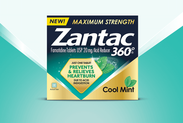 Zantac 360 máxima intensidad fresca menta 25 tabletas