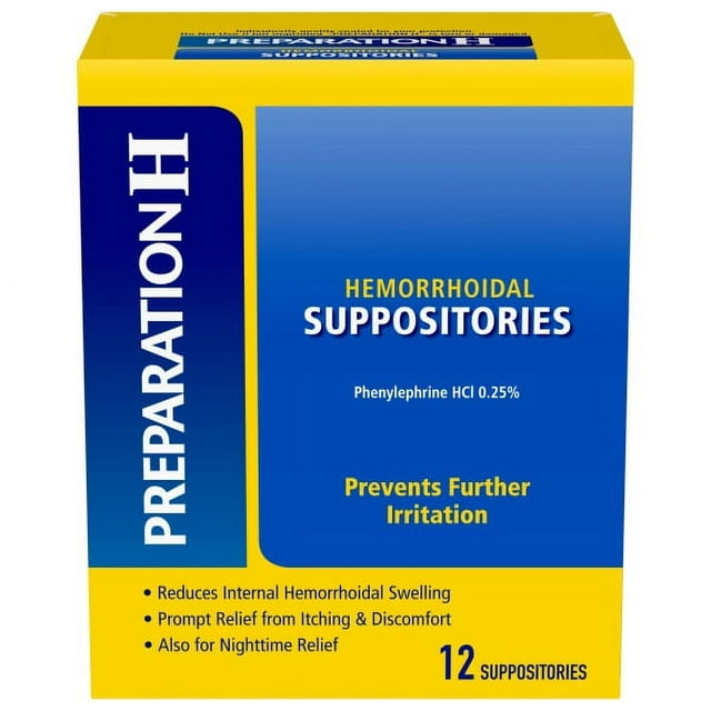 Preparation H Supossitories 12ct
