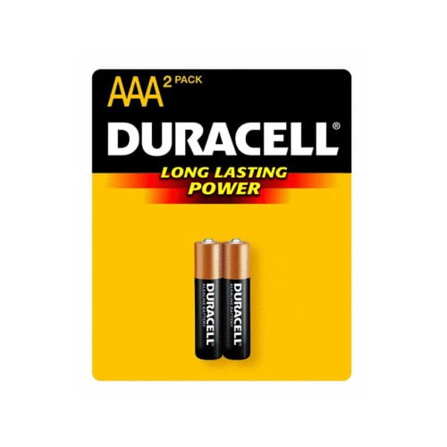 Duracell 1.5V Coppertop Alkaline AAA Battery 2ct