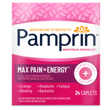 Pamprin Max Pain Energy Caplets 24ct