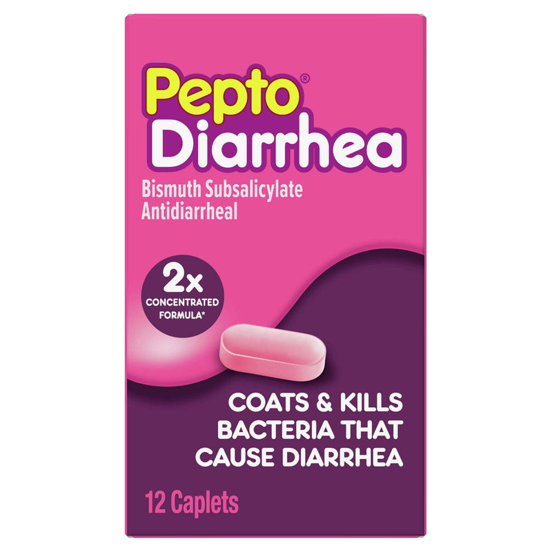 Pepto Antidiarrheal Caplets 12ct