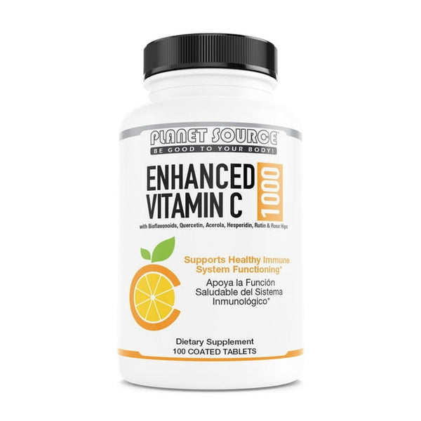 Planet Source Enhanced Vitamin C 1000mg Tablets 100ct
