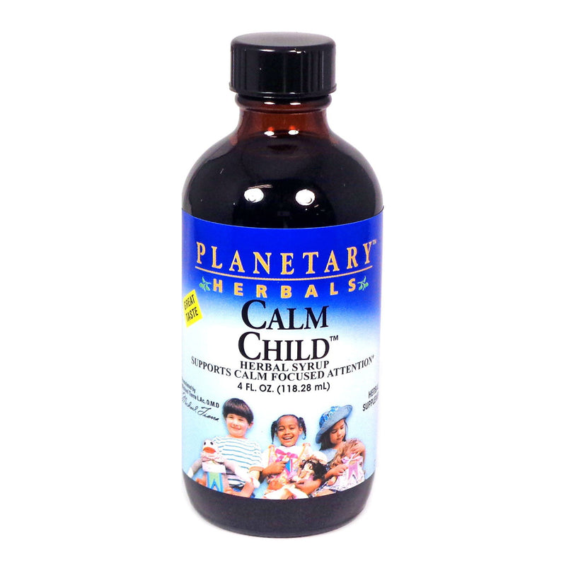 Herbales planetarias Jarabe de niño tranquilo 4oz