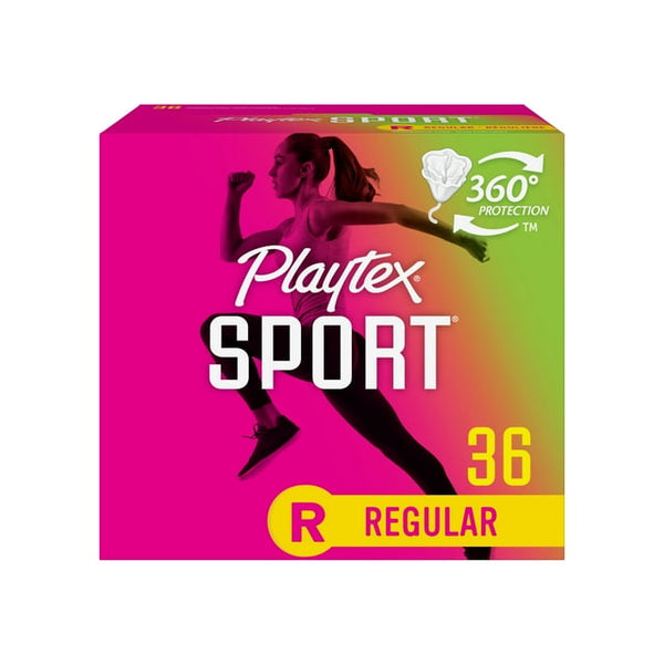 Playtex Sport Regular Unscented Tampons 36ct