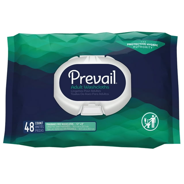 Prevail Disposable Wascloth Refill 48ct Ww-810