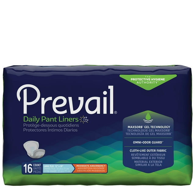 Prevail Pant Liners Extended Use 16ct