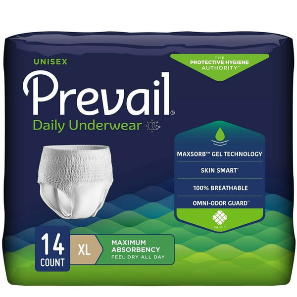 Prevail Super Plus Underwear XL 14ct Pvs514