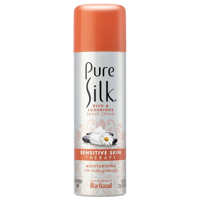Pure Silk Rich Shave Cream Sensitive Bot.8oz