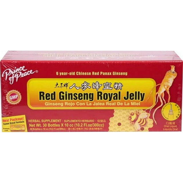 Prince Of Peace Red Ginseng Royal Jelly 10cc 30 Vials