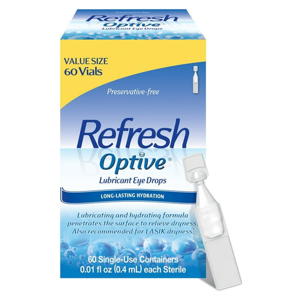Refresh Optive Lubricant Eye Drops 0.01 60ct