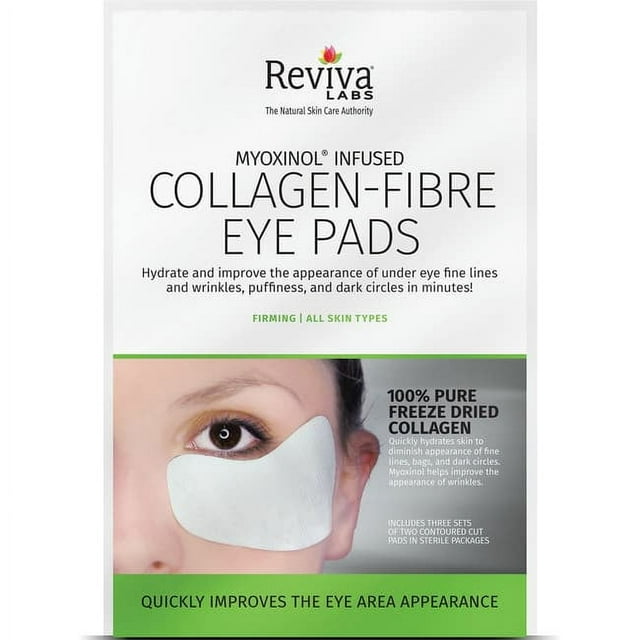 Reviva Labs Collagen Fibre Eye Pads 6ct