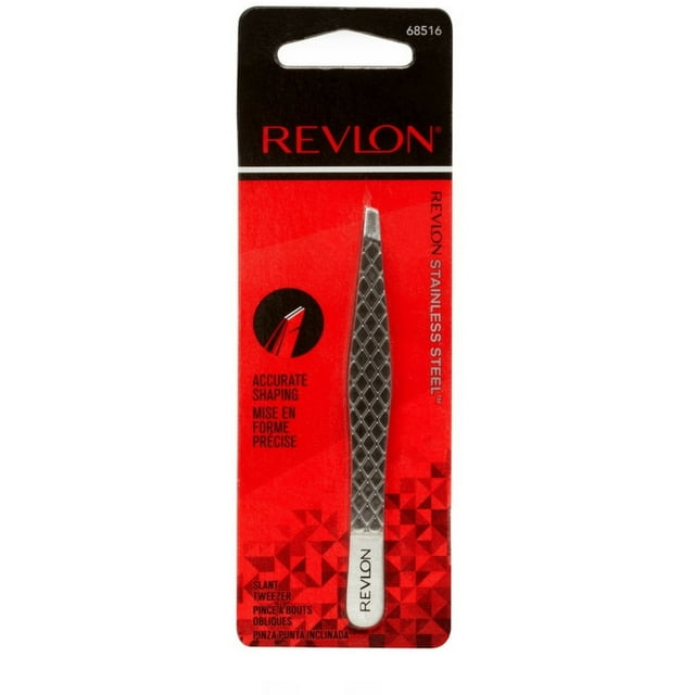 Revlon Stainless Steel Slant Tweezer 68516