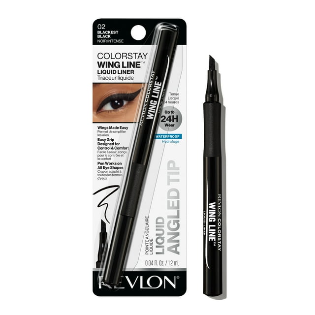 Revlon ColorStay Wing Line Waterproof Liquid Eyeliner 002 Blackest Black