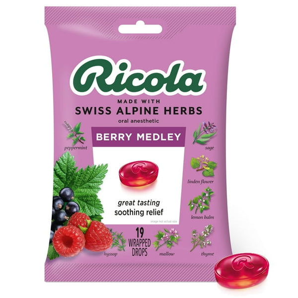 Ricola Berry Medley Drops 19ct