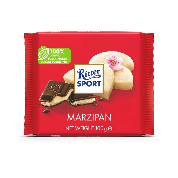 Ritter Sport Dark Chocolate With Marzipan 3.5oz