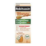Robitussin Honey Cough Chest Congestion DM Relief 8oz