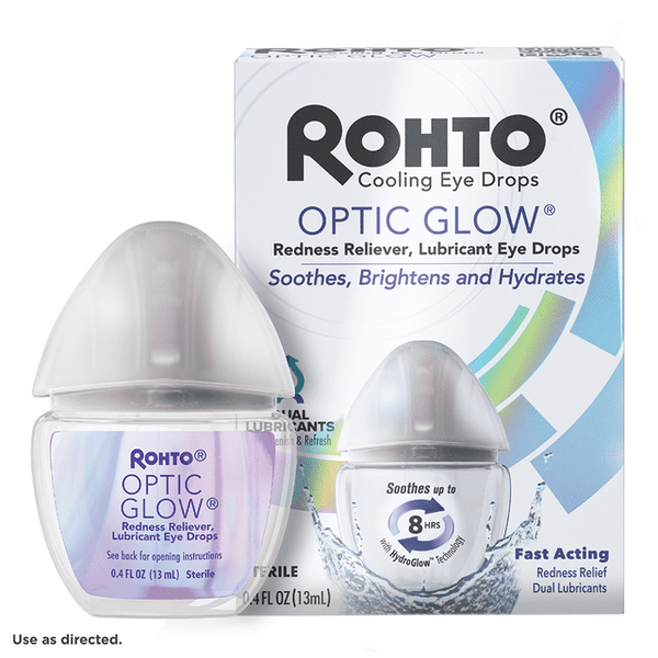 Rohto Optic Glow Eye Drops 0.4 Oz