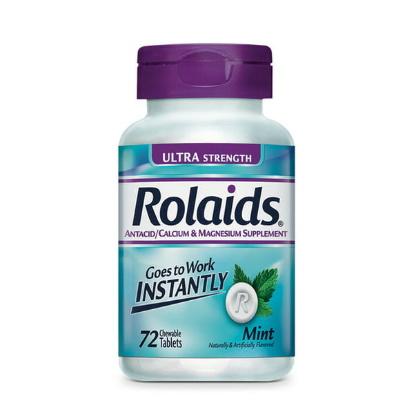 Rolaids Antáácido Mint tabletas masticables 72CT