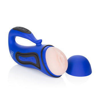 CalExotics Apollo Alpha Stroker 2 Rechargeable Blue Masturbator