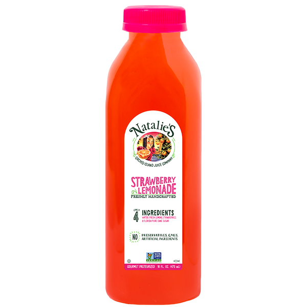 Jugo de limonada de fresa de Natalie 16 oz