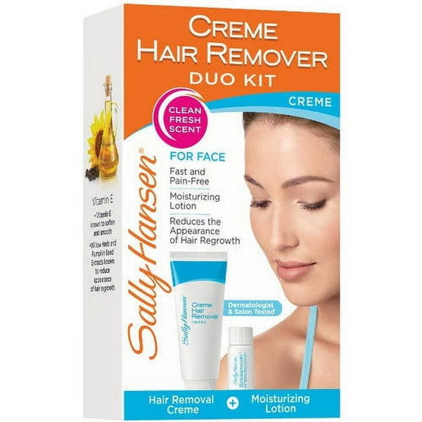 Sally Hansen Cream Hair Remover Kit For Face