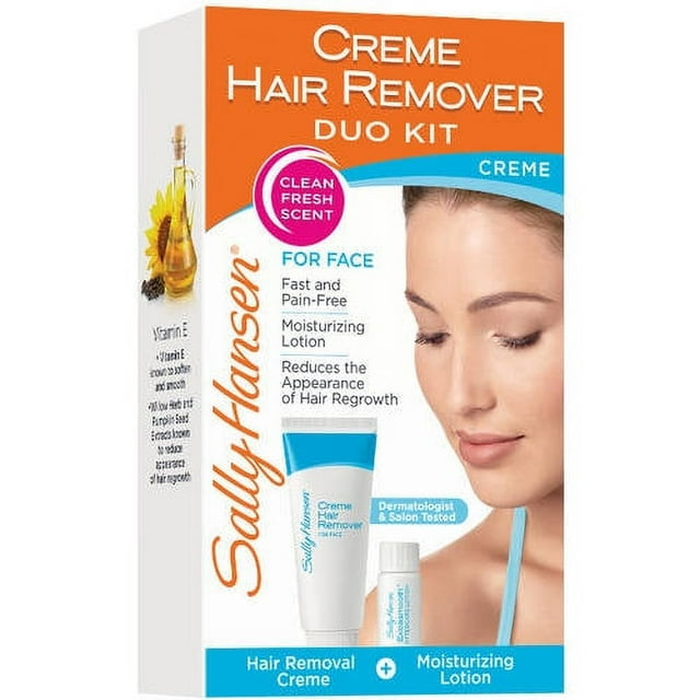 Sally Hansen Cream Hair Remover Kit For Face