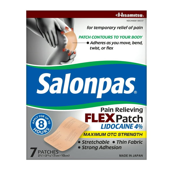 Salonpas Flex Patch Pain Reliever 7ct