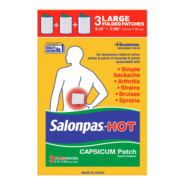 Salonpas Hot Patch 3ct