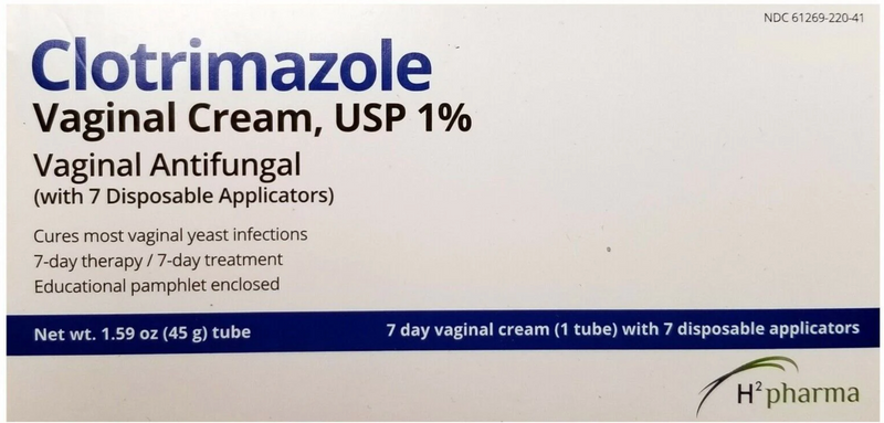 Crema vaginal de clotrimazol USP 1%