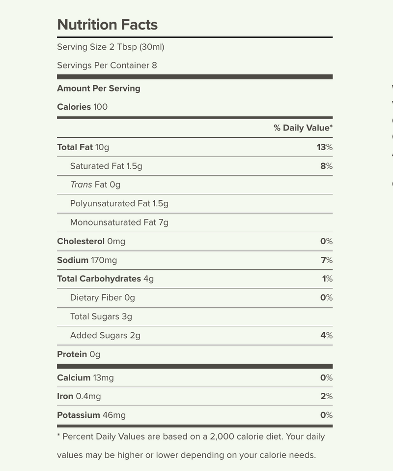 Primal Kitchen Cilantro Lime Sauce 8oz