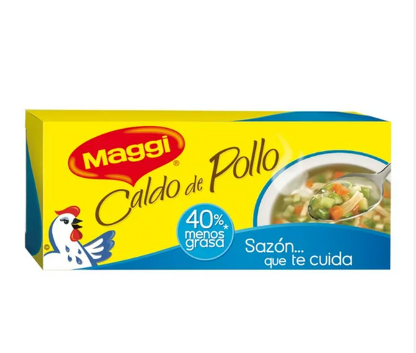 Maggi Chiken Bouillon Caldo Sabor A Pollo 12ct 8.89Oz
