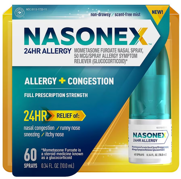 Nasonex 24 Hour Allergy + Congestion Spray