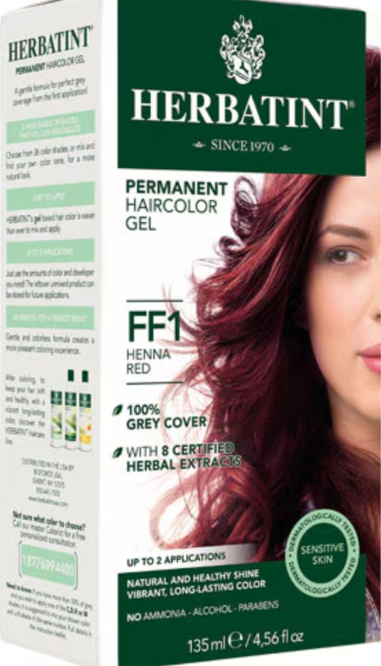 Herbatint Permanent Hair Color Henna Red FF1 4.5Oz