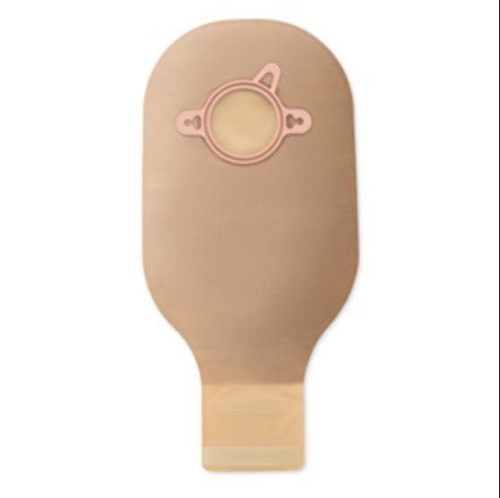Hollister New Image Two-Piece Drainable Ostomy Pouch Lock 'n Roll™ Microseal Closure Beige 2-3/4" 10ct 18134