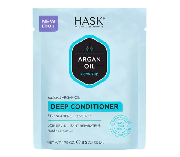 Hask Argan Oil Repairing Deep Conditioner, Hair Treatment 1.75 oz